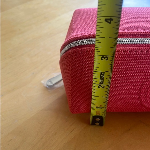 Dior Red Pencil Cosmetic Bag Red Canvas with Silver Zipper - Picture 7 of 7